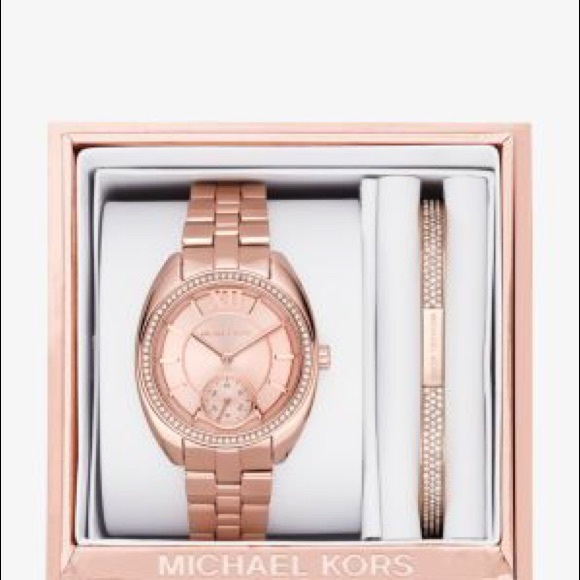 michael kors watch and bracelet gift set